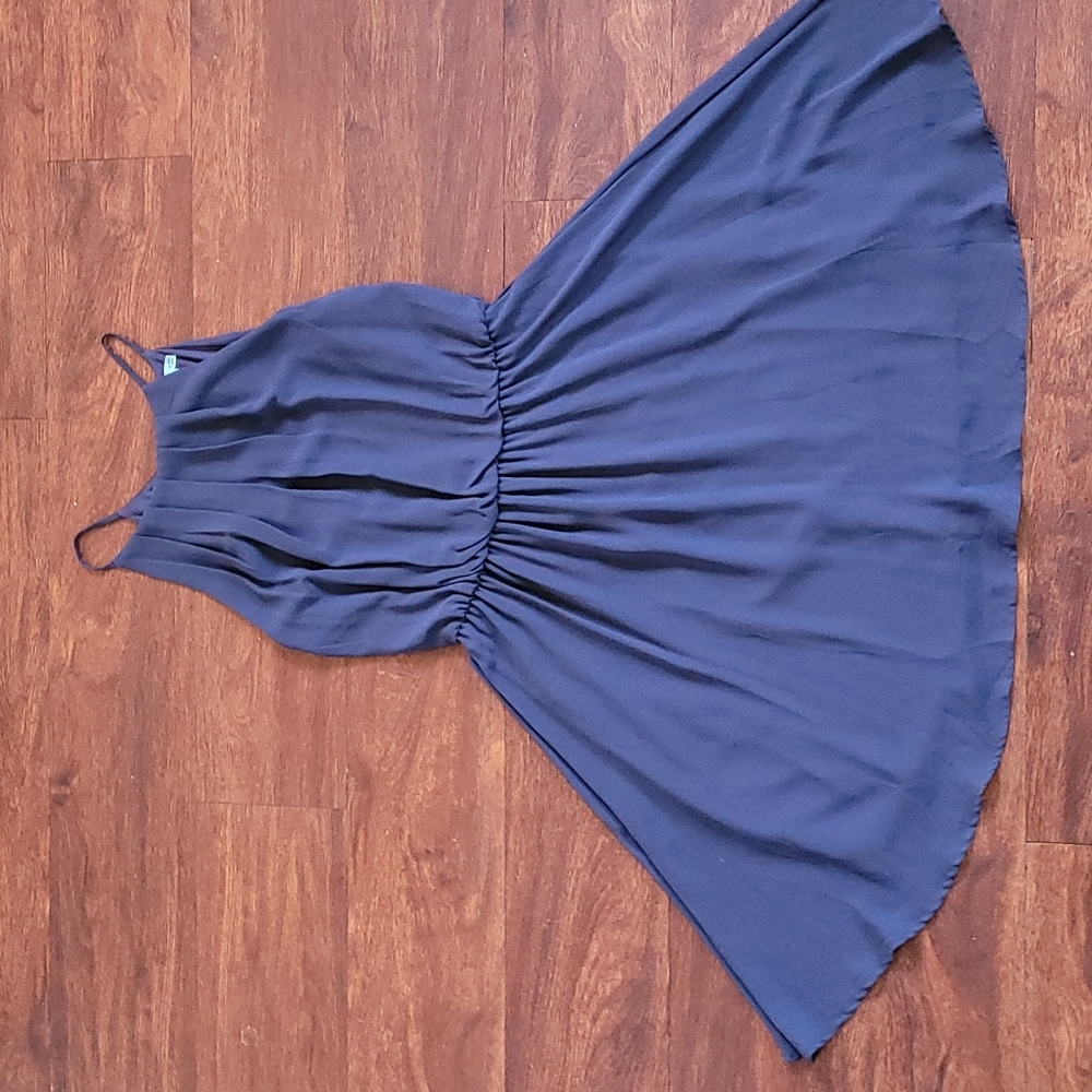 Dina be dress, size medium,  navy blue